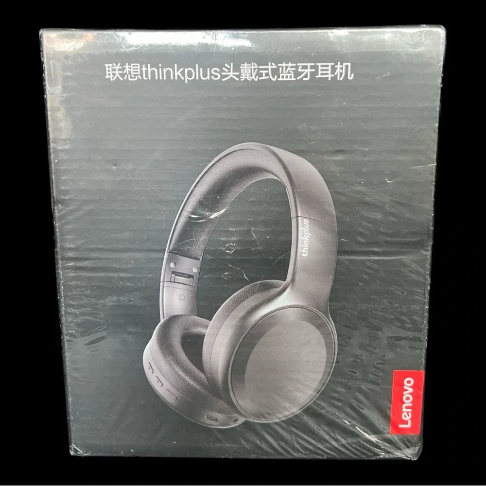 NIB Lenovo ThinkPlus Wireless Headphones - Black
